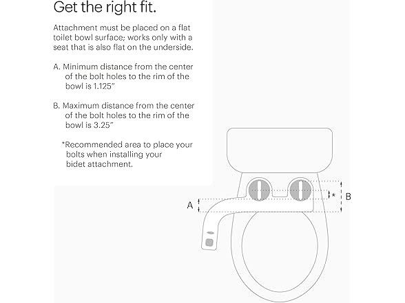 Brondell FSP-150 FreshSpa Thinline Bidet Attachment