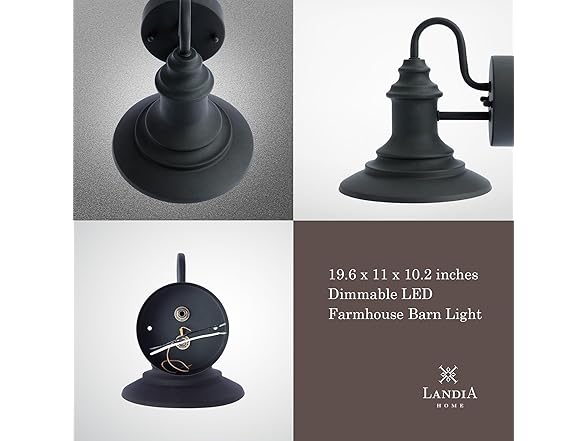 Home Zone LC22046V In/Outdoor Wall Light 2Pk