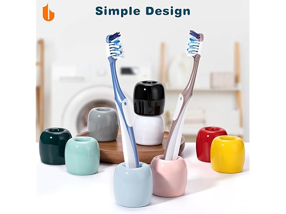 Urbanstrive Ceramic Toothbrush Holders