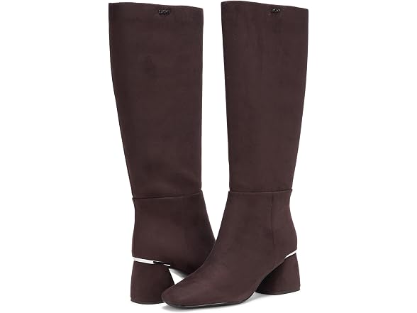 DKNY Women's Cana Knee High Heeled Riding Boot