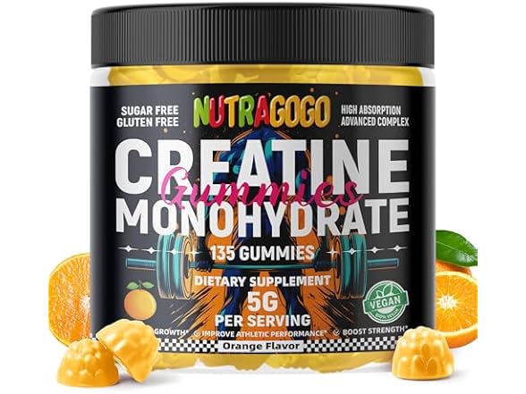 NUTRAGOGO Creatine Monohydrate Gummies