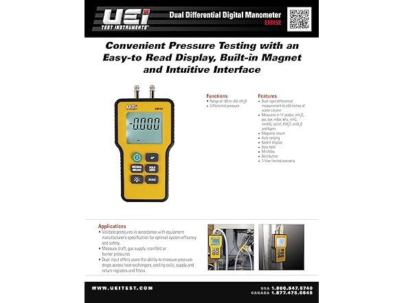 UEI UEIEM152 UEi Test Instruments EM152