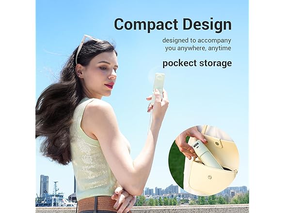 SodaRide Airluxe Mini 3-in-1 Portable Fan