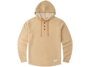 $22.99, Was $65, 64% Off! Field & Stream Men Double Reed Thermal Hoodie dealfomo