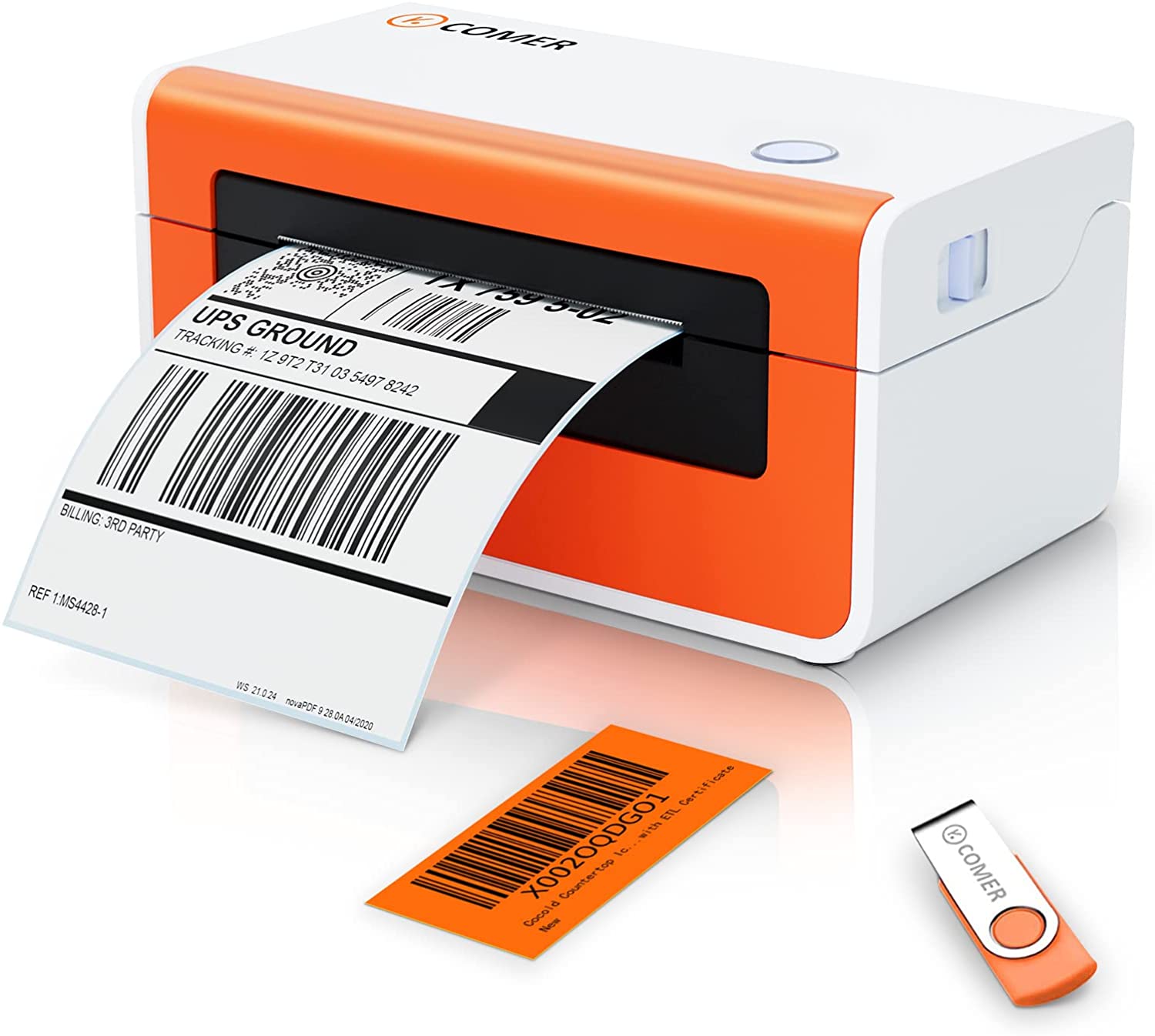 K Comer Shipping Label Printer (Open Box) - Gallery 12