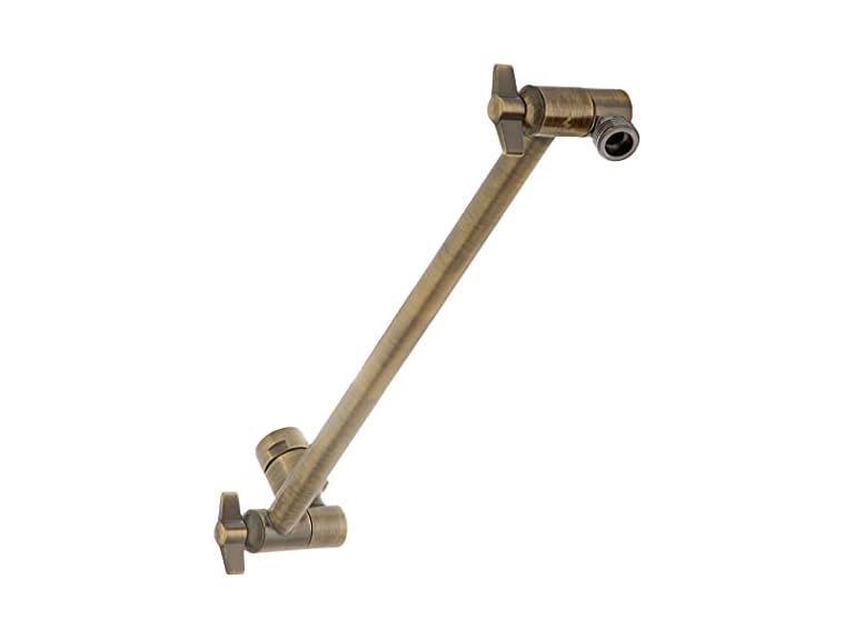 11" Brass Shower Head Extension Arm - Gallery 10