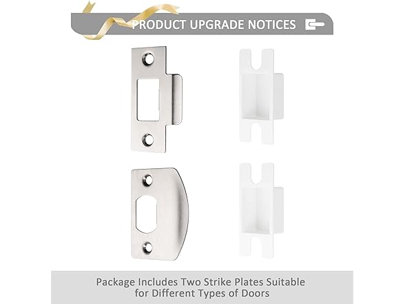 Probrico 6 Pack 6 Pack Square Privacy Door Levers Satin Nick