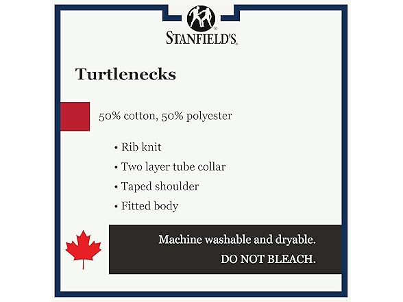 Stanfield's Men's Rib Turtleneck (XL)