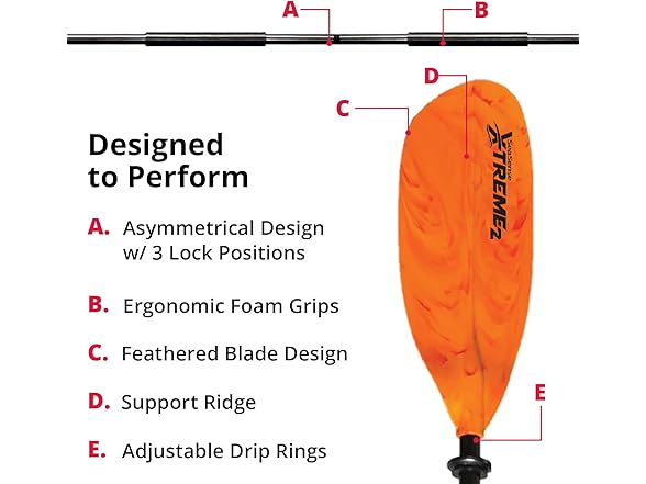 SeaSense XTreme 2 Kayak Paddle, 96”