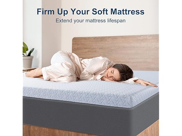 Maxzzz 4" Firm Mattress Topper Queen