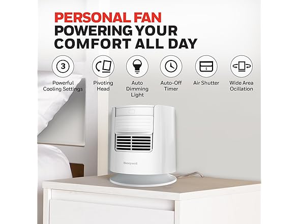 Honeywell QuietSet Sleep Personal Fan