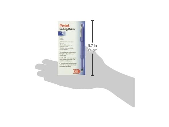 Pentel Rolling Writer Pen, 0.8 Millimeter Cus