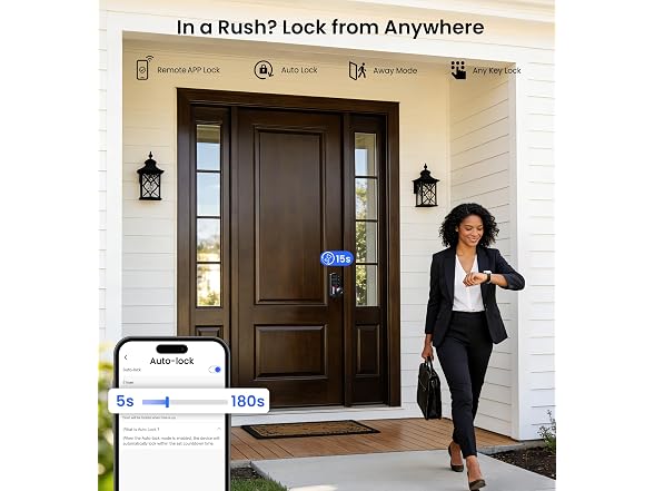 Veise VE028 WiFi Fingerprint Door Lock