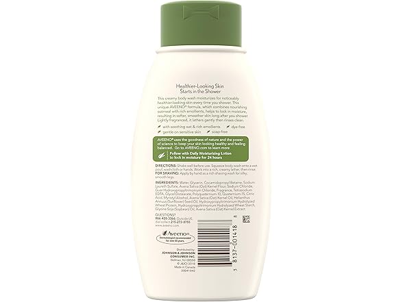 Aveeno Daily Moisturizing Body Wash, 12oz