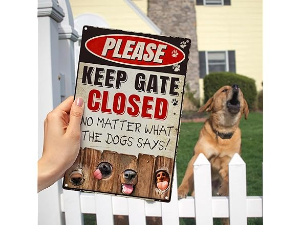 TSHIRTAMAZING Keep Gate Closed Sign