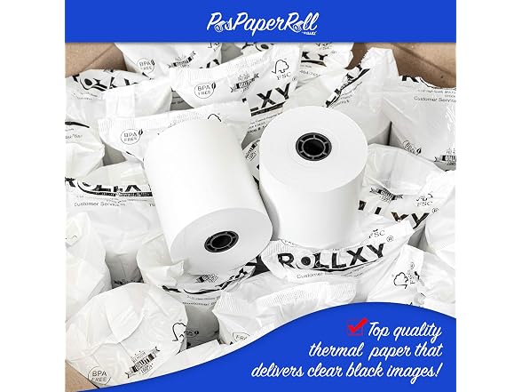 ROLLXY 3-1/8 X 230 Thermal Paper