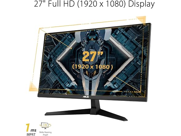 ASUS TUF Gaming VG277QY1A - 27”  Gaming Monitor