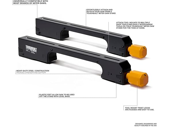 ToughBuilt TB-S250 Universal Tool Mounts