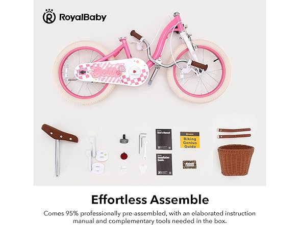 RoyalBaby Girls Belle EZ Bike Balance - Gallery 7