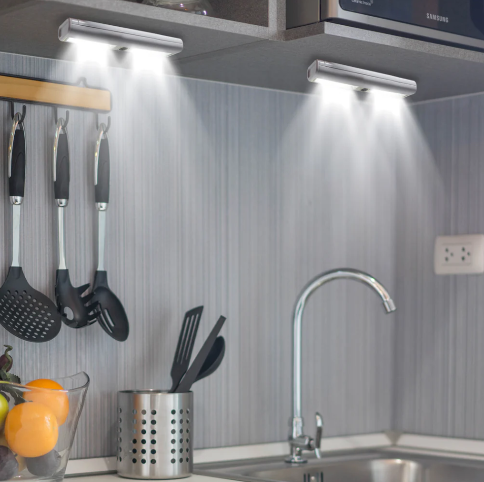 Aduro 4Pk Ultra Bright LED Wireless Portable Light Bars - Gallery 9