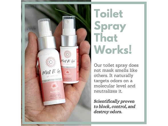 Mist N Go by Omaze Travel Bathroom Spray