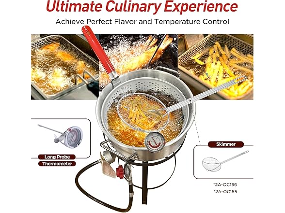 Red Mountain Valley 10.5Q Outdoor Propane Fryer