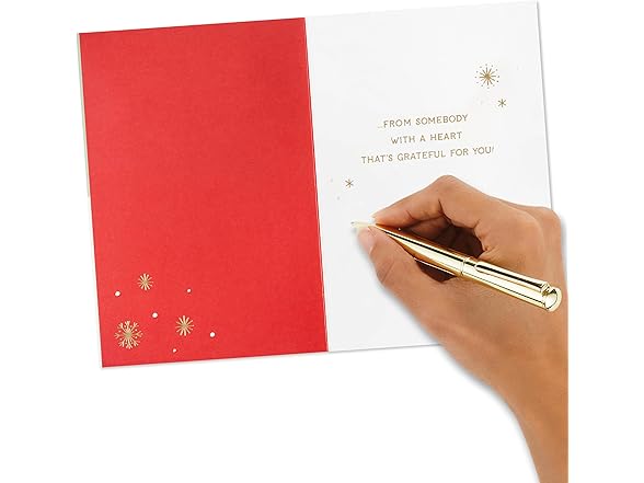 Hallmark Christmas Card,Grateful for You