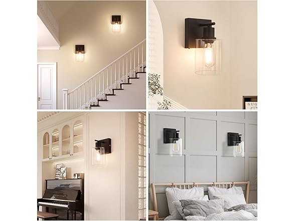 Brightever 2-Pack Wall Sconce-Choose Color