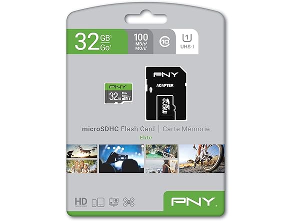 PNY 32GB Elite microSDHC Memory Card