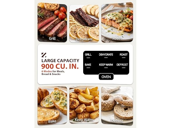 13-in-1 Indoor Pizza Oven, Top Viewing