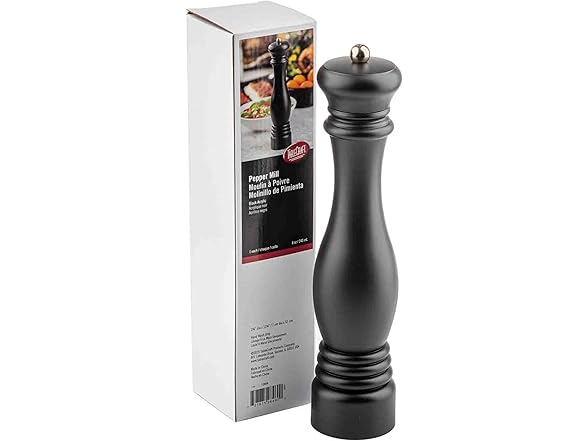 TableCraft 12858 Black Pepper Mill