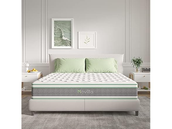 Novilla King 10" Hybrid Mattress