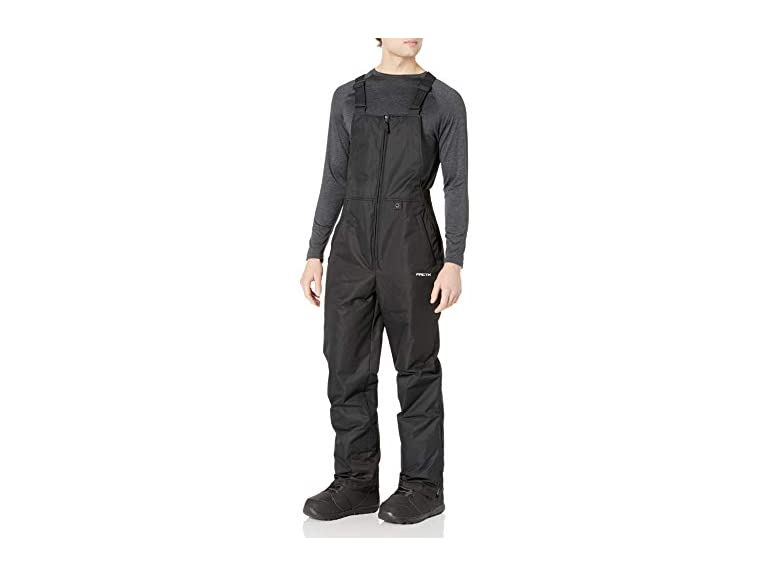 Arctix Men's Essential Insulated Bib Overalls, Black, 3X-Large/34" Inseam