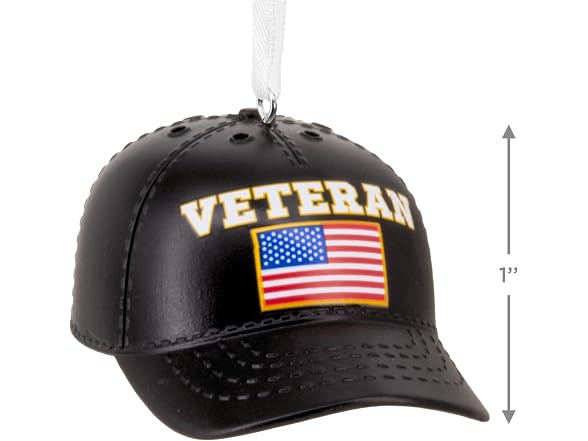 Hallmark Christmas Ornament, Veteran Hat