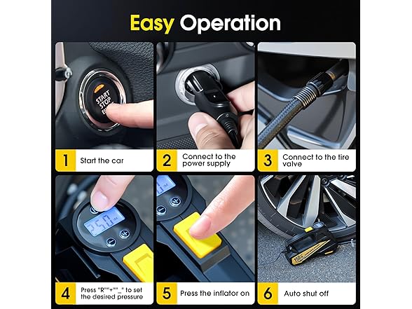 FLYKID Portable Air Compressor | 150PSI