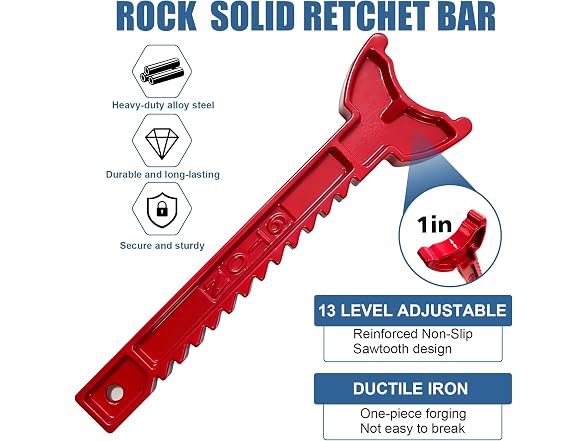 FITHOIST Heavy Duty 6 Ton Jack Stands