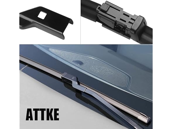 ATTKE 3 Wipers Front Windscreen Wiper Blades