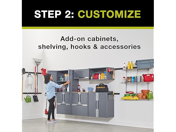 Rubbermaid FastTrack Single Open Cabinet