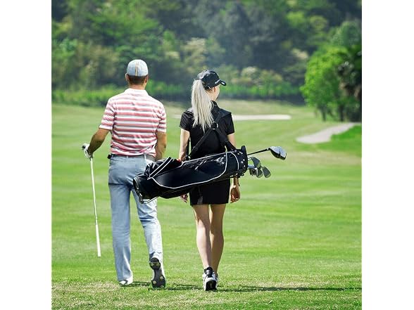 OFFICEJOY Golf Stand Bag, Portable Golf Clubs Bag