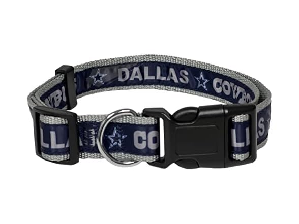 Pets First Dallas Cowboys Pet Collar - L
