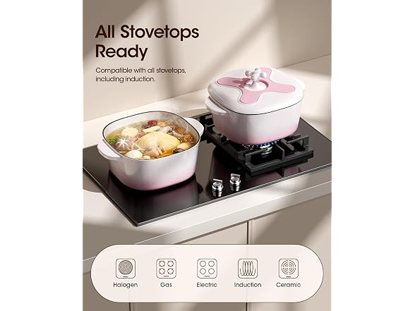 stackbear Enameled Cast Iron Dutch Oven