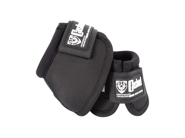 Cashel No Turn Bell Boots for Horses, Equine Black