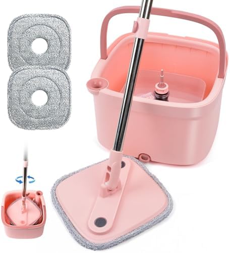 KZKR Spin Mop and Bucket Set