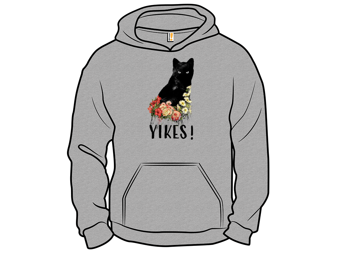 YIKES! Black Cat Vintage Flower - Gallery 12