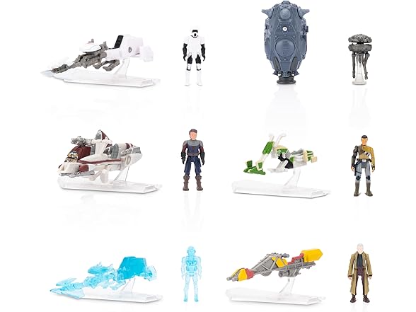 Jazwares Star Wars Micro Galaxy Squadron Jedi Interceptor Mystery Bundle 