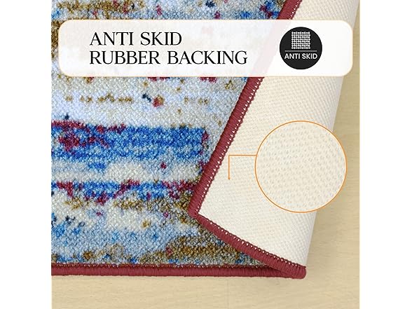 Superior Contemporary Abstract Splatter Indoor Area Rug