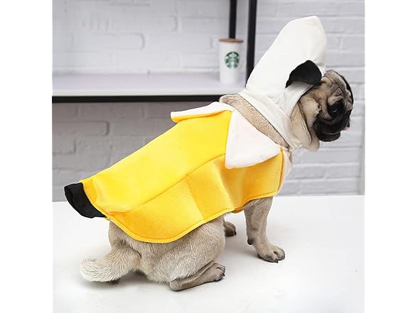 Kodervo Banana Dog Costume - Funny Halloween