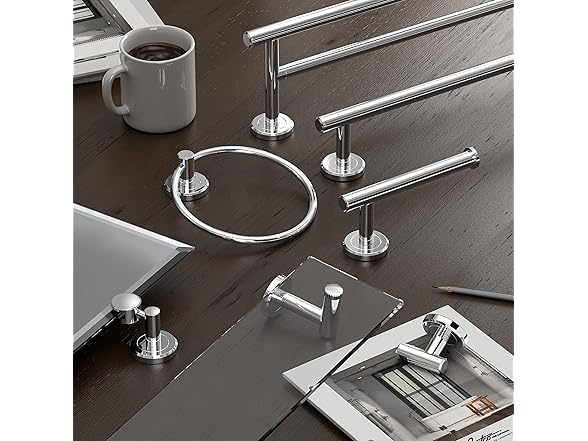 Gatco 4242 Latitude II Towel Ring, Chrome