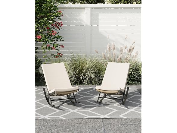 GarveeLife Outdoor Rocking Lounge Chair