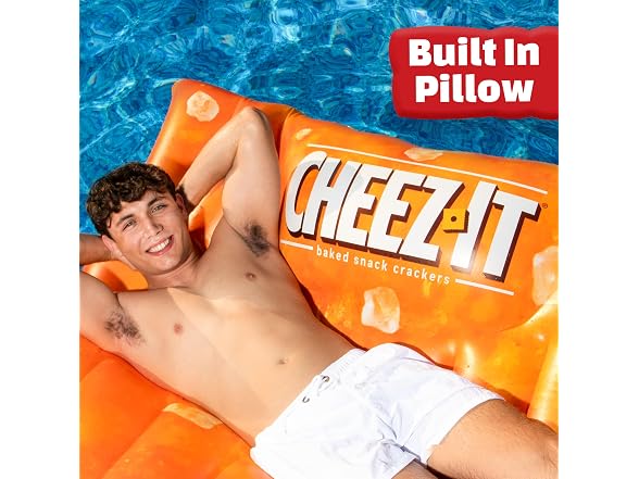 Giant Cheez-It Pool Float 